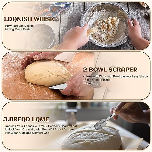 Banneton Bread Proofing Basket Set of 2 (2 Count)