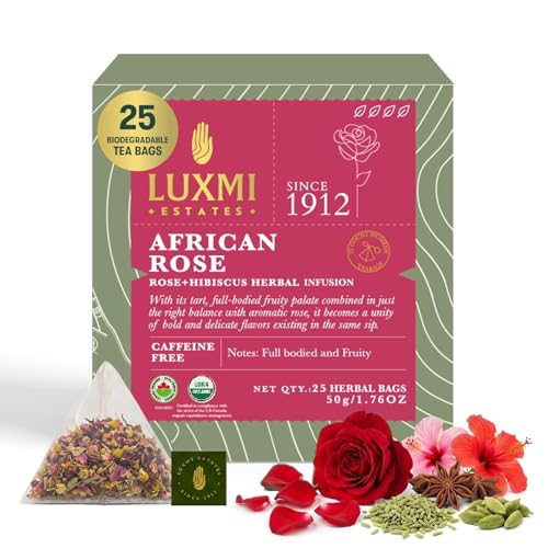 Estates African Rose Organic Hibiscus Rose Tea (25 Count)