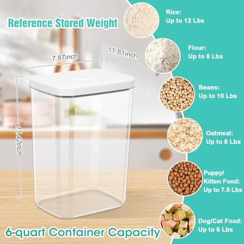 6 Qt Airtight Food Container