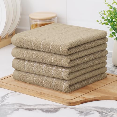 100% Cotton Terry Kitchen Towels (4 Count)