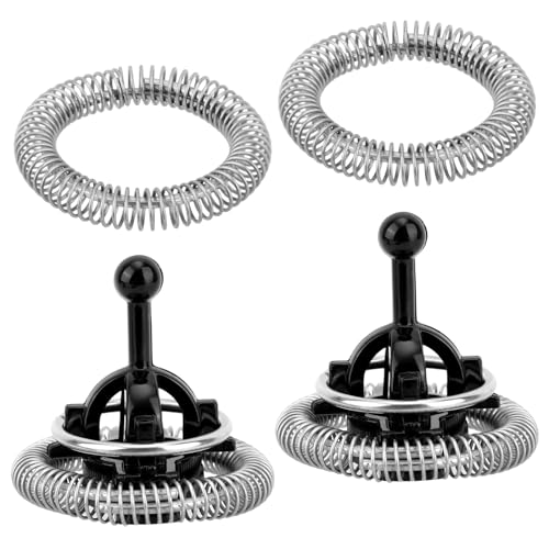4pcs Milk Frother Whisks & Spring Rings Set for Nespresso (4 Count)