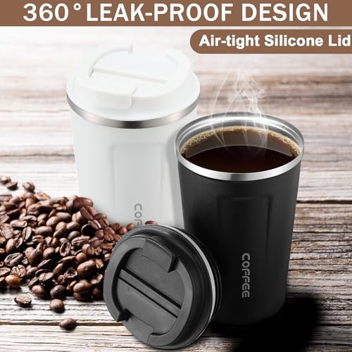 6 Pack Travel Coffee Mugs 12oz Insulated (6 Count)