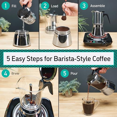4 Cup Moka Pot (4 Count)