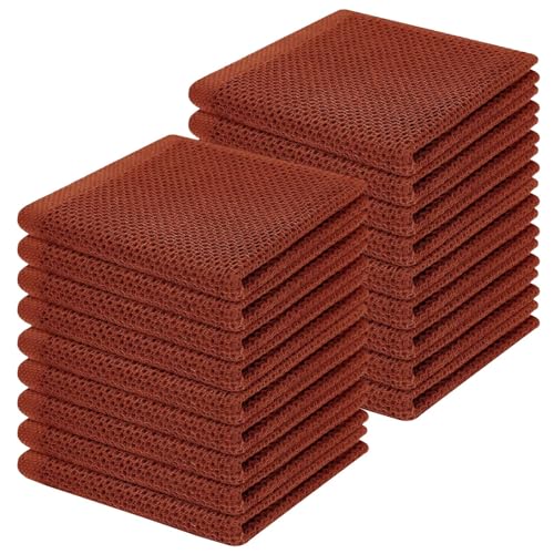 100% Cotton Waffle Weave Kitchen Dish Cloths 18 (18 Count)