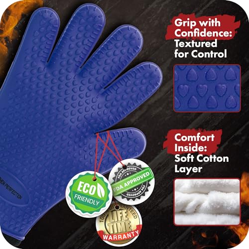Silicone Smoker BBQ Gloves