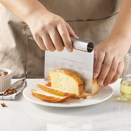 2PCS Dough Pastry Bench Cutter Scraper (2 Count)