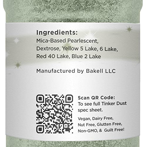 Olive Green BAKELL Edible Glitter