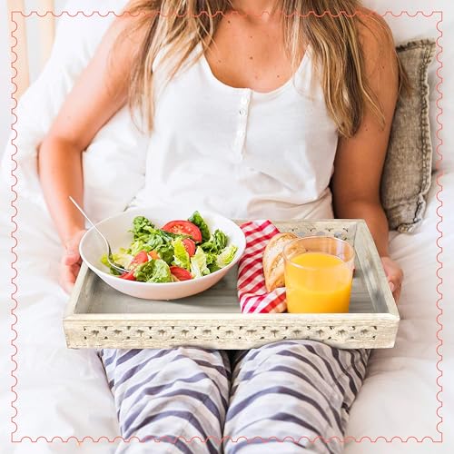 Trellis Mango Wood Serving Tray