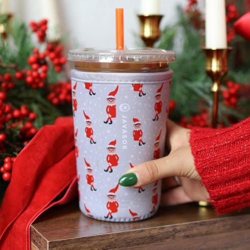 JavaSok Iced Coffee & Cold Soda Insulated Neoprene Cup Sleeve