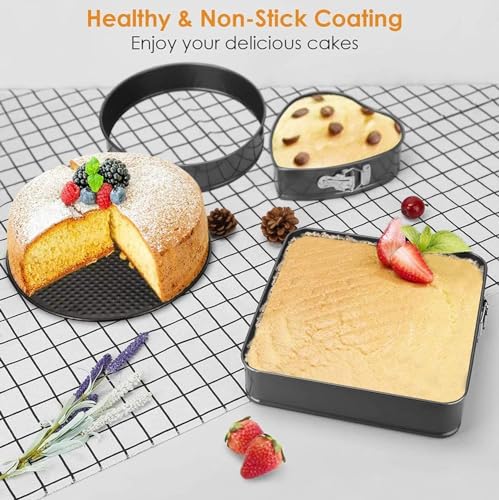 Springform Cake Pan Set of 3