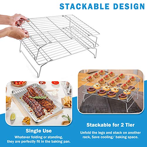16 Inch Baking Sheet with Rack Set