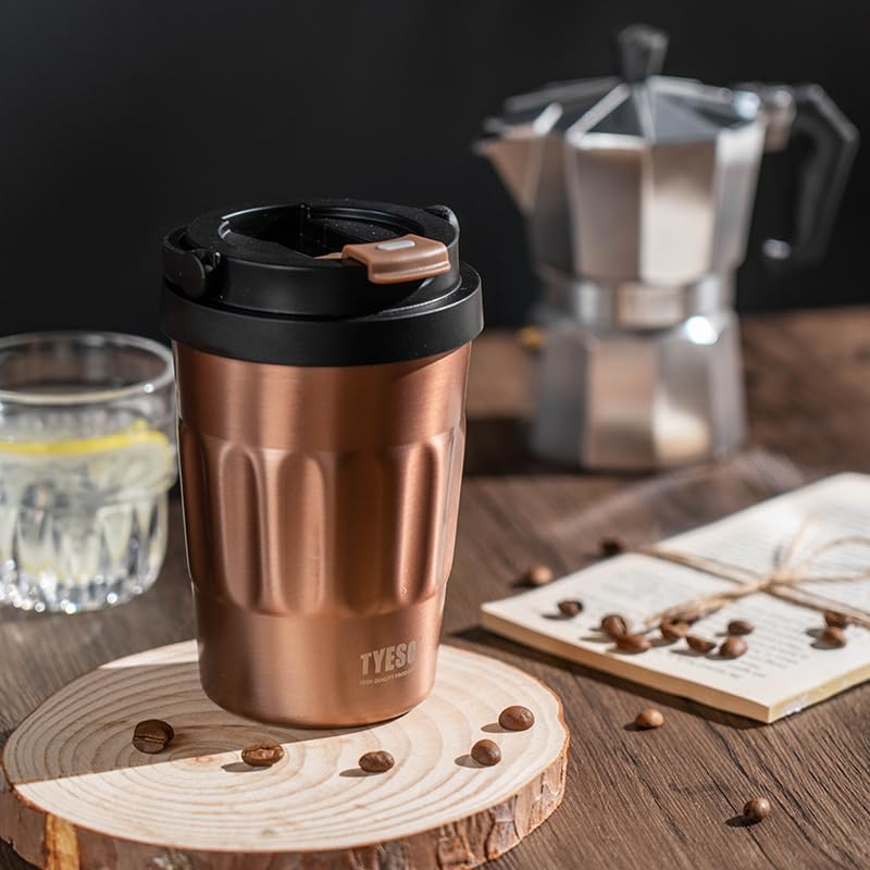 Stainless Steel Portable Tumbler with Flip Lid