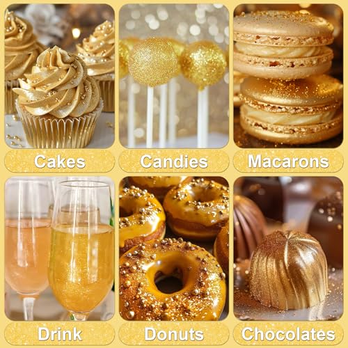Gold Edible Glitter