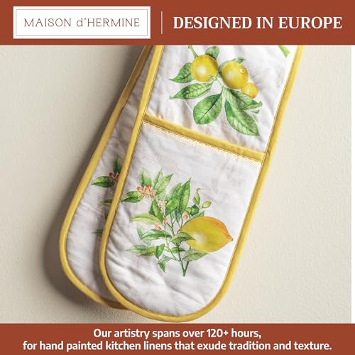 Double Oven Mitts 100% Cotton Double Oven Glove