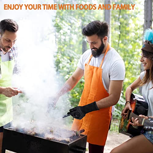 BBQ Gloves 1472F Heat Resistant Non (2 Count)
