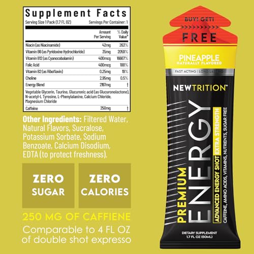 Extra Strength Energy Shots (10.2 Fl Oz)