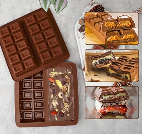 Deep Chocolate Bar Mold Dubai