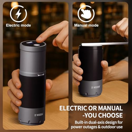 Portable Conical Burr Coffee Grinder