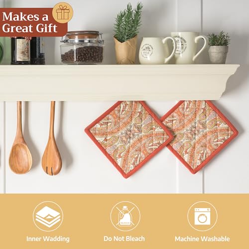 Pot Holders 100% Cotton Potholders (2 Count)
