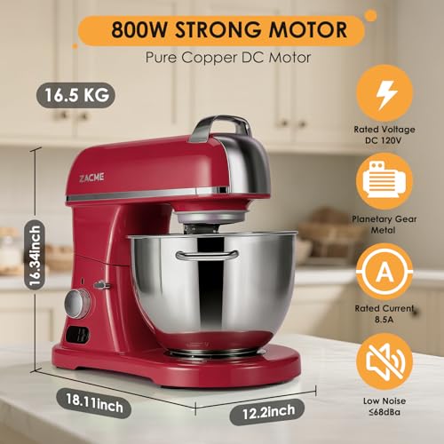 8.4QT Commercial Stand Mixer 800W with Aluminum Die Casting Meets the Standard of NSF