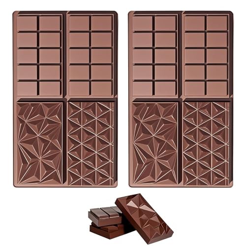 2 Packs Silicone Molds for Chocolate