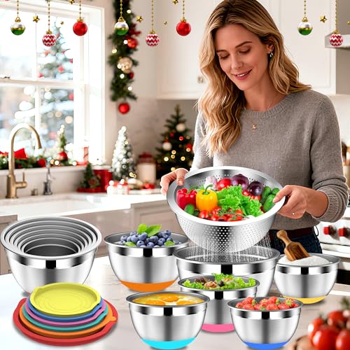 Mixing Bowls with Lids Set (16 Count)