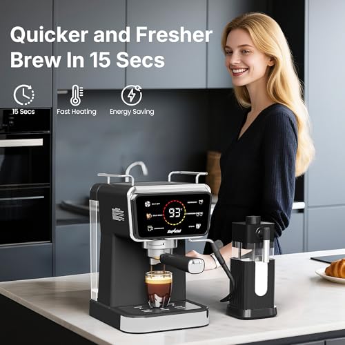 20 Bar Espresso Machine with Detachable Milk Frother