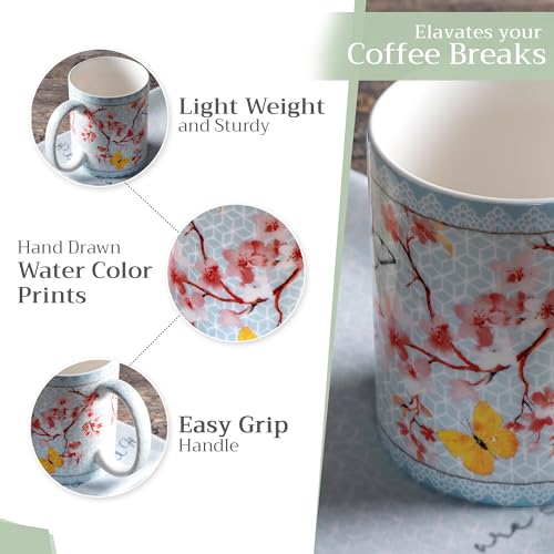 Coffee Mug with Handles Tea Cups