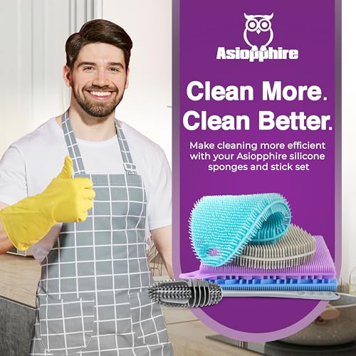 Silicone Dish Scrubber Sponges