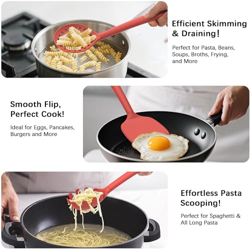 Silicone Kitchen Cooking Utensils Set