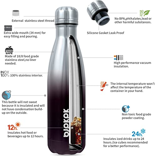 17 oz Insulated Water Bottle