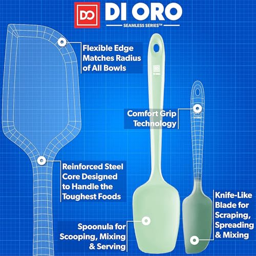 DI ORO Silicone Spatula Set (3 Count)