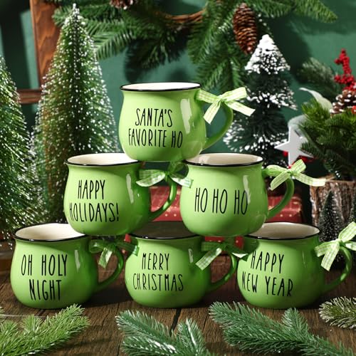 6 Set Christmas Coffee Mugs (6 Count)