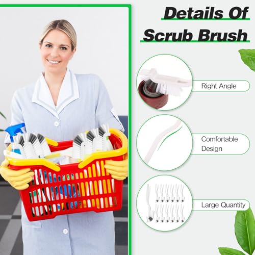 12 Pcs Kitchen Scrub Brushes Cleaning (12 Count)