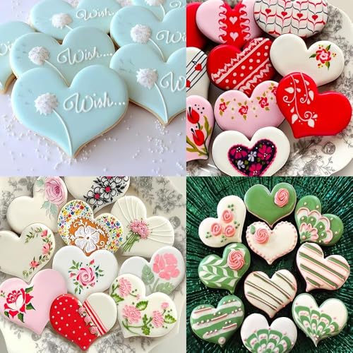 Heart Cookie Cutters Set (6 Count)