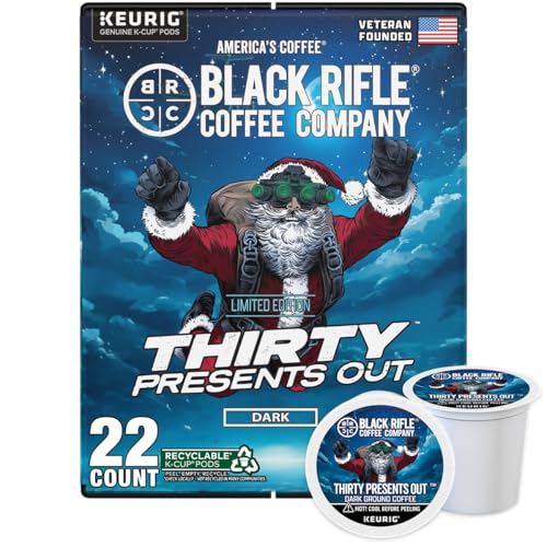 Black Rifle Coffee Dark Roast K Cup Coffee Thirty Presents Out 22 Count
