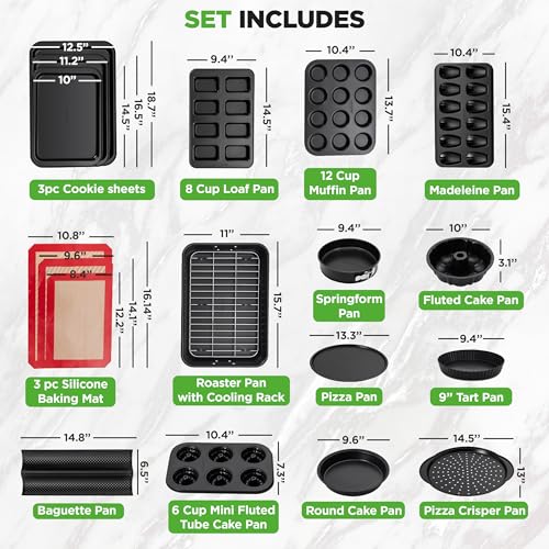 42 Pc Bakeware Set Nonstick