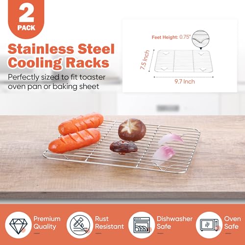 2 Pack Small Baking Cooling Racks