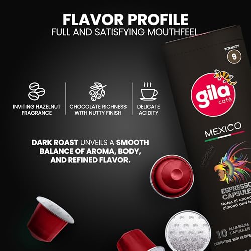 gila cafe Mexico Coffee Capsules (60 Count)