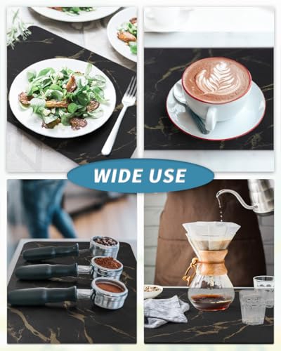 Coffee Mat Hide Stain Rubber Backed Absorbent Dish Drying Mat for Kitchen Counter