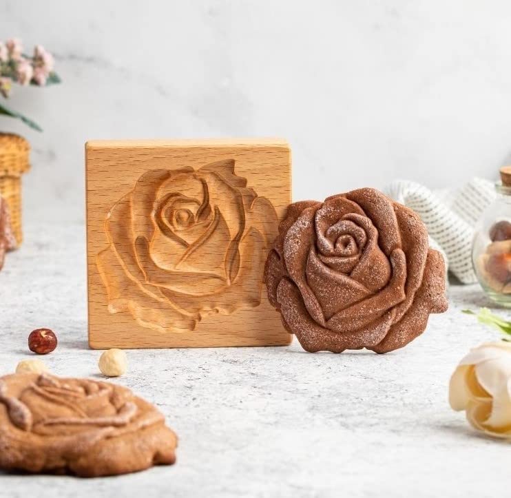 Wooden Springerle Cookie Molds for Baking