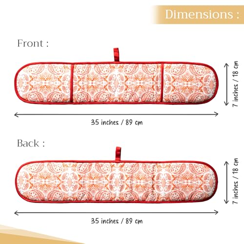 Double Oven Mitts 100% Cotton Double Oven Glove