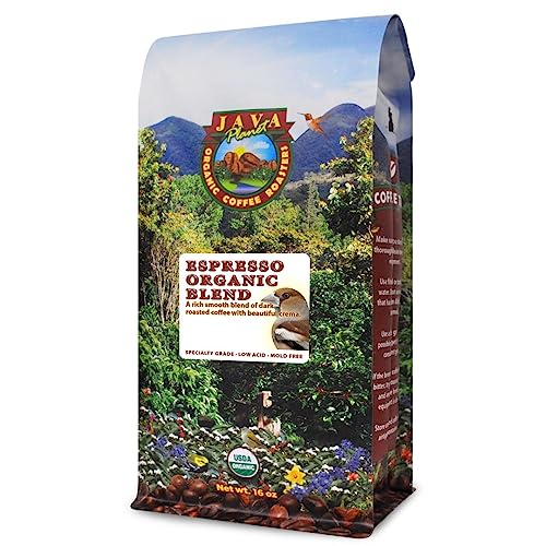 Low Acid Organic Espresso Beans (16 Ounce)
