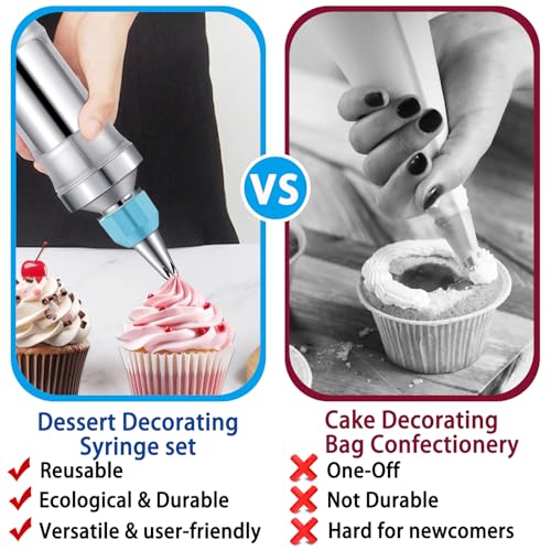 Dessert Decorating Syringe Set (18 Count)