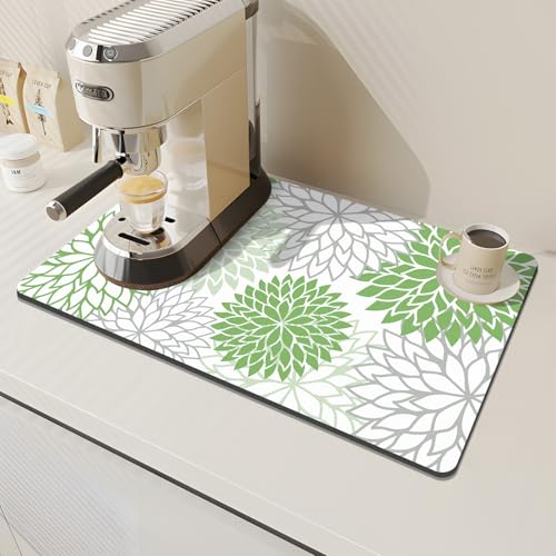 2PCS 12" x 20" Dish Drying Mat & 24" x 5.5" Sink Splash Guard (2 Count)