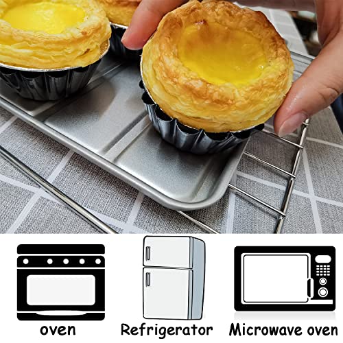 12PCS 3" Egg Tart Molds
