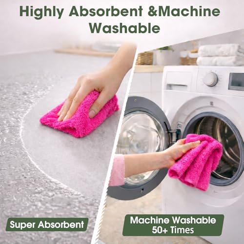 Microfiber Cleaning Cloth Roll (100 Count)
