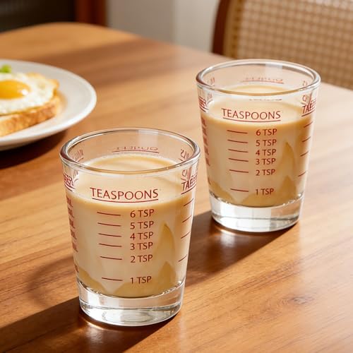 2 Pack Shot Glasses Measuring Cup (2 Count)
