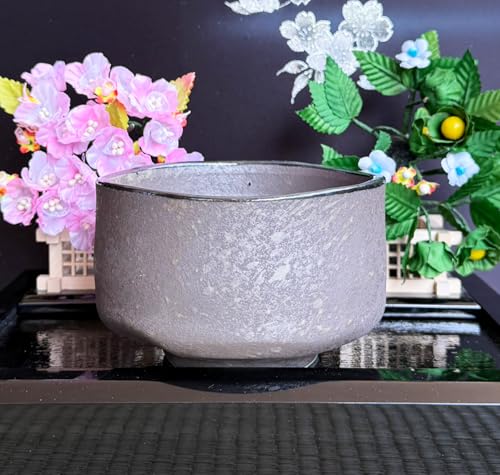 Japanese Traditional Handcrafted Mino Matcha Chawan Tea Bowl Cup Ceremony Tableware Pottery