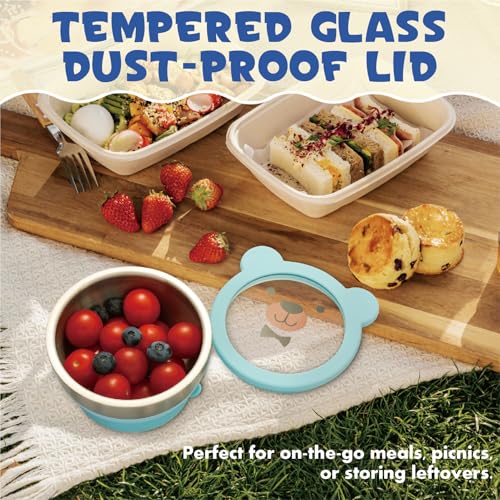 Suction Baby Bowl Set with Spoon & Fork